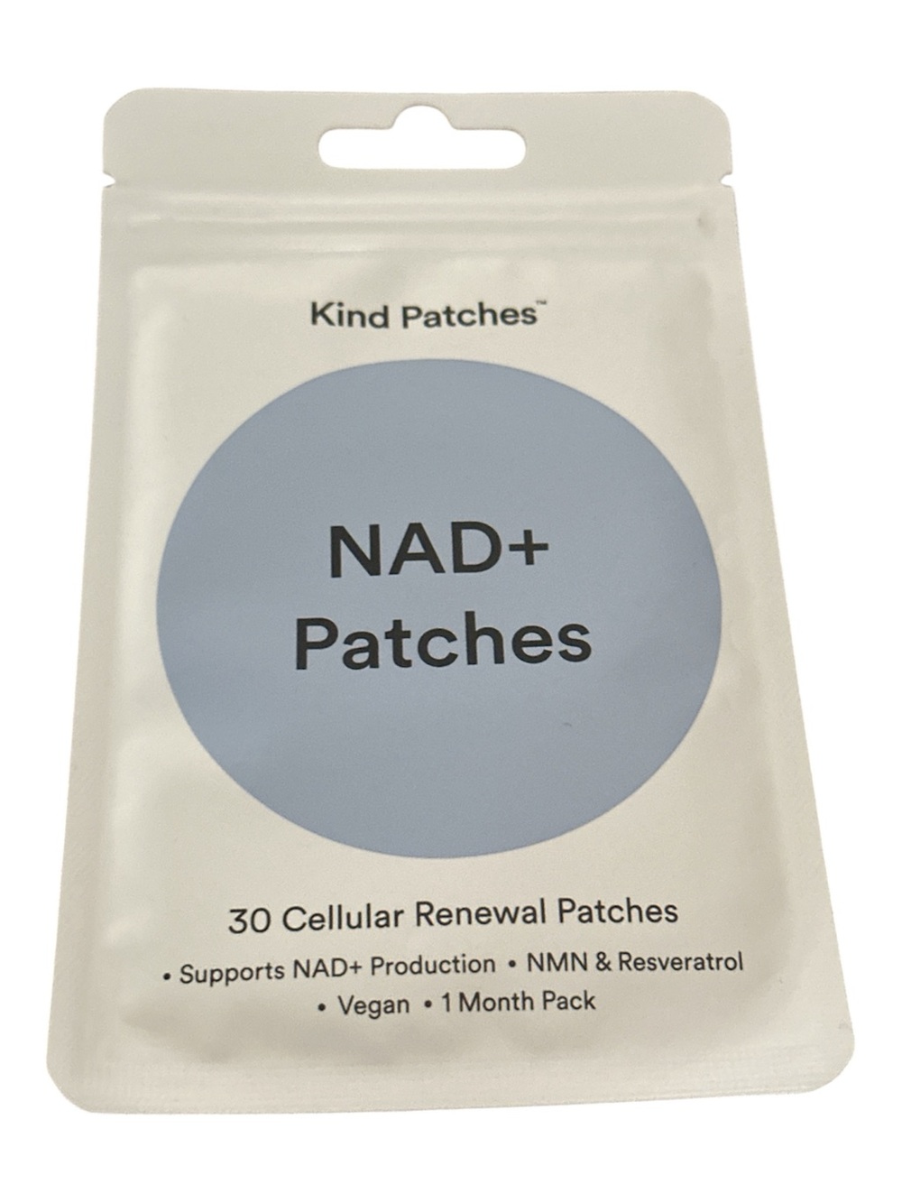 NAD+ Patches — White & Light Blue Pack